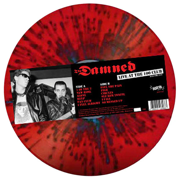 The Damned - Live At The 100 Club (Black and Red Vinyl)
