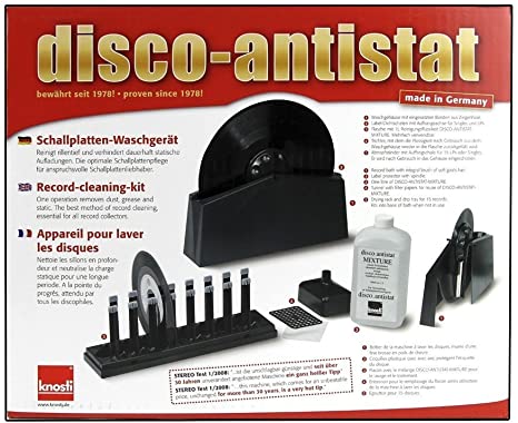 Disco-Antistat Record Washer System