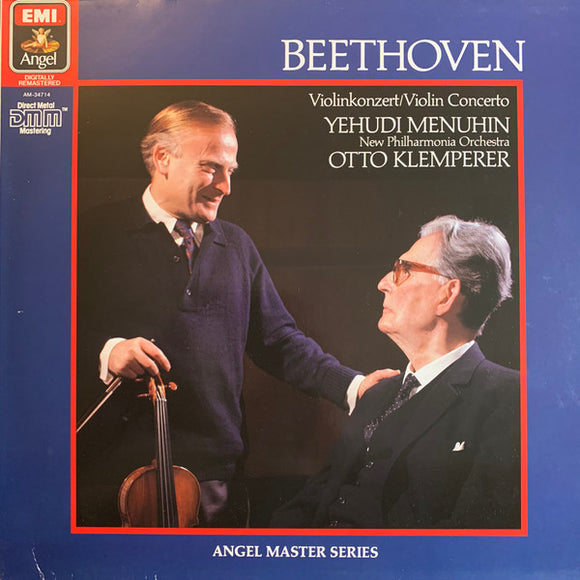 Ludwig van Beethoven, Yehudi Menuhin / Otto Klemperer / New Philharmonia Orchestra – Violin Concerto In D Major, Op. 61
