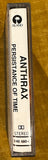 Anthrax - Persistence Of Time (Cassette)