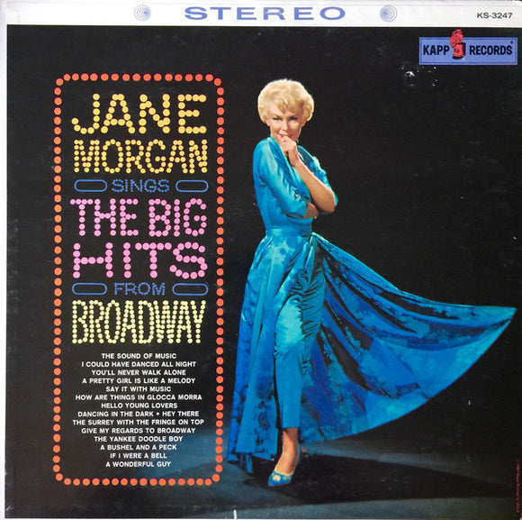 Jane Morgan - Sings the Big Hits from Broadway