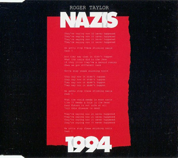 Roger Taylor - Nazis 1994 (Queen) (CD)