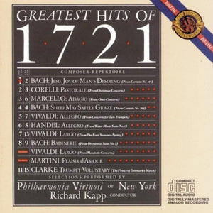 Various Composers - Greatest Hits of 1721