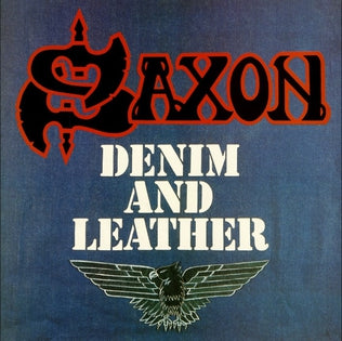 Saxon - Denim And Leather (Splatter)