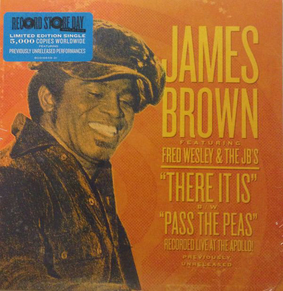 James Brown Featuring Fred Wesley & The JB's ‎– There It Is (Live) B/W Pass The Peas (Live)