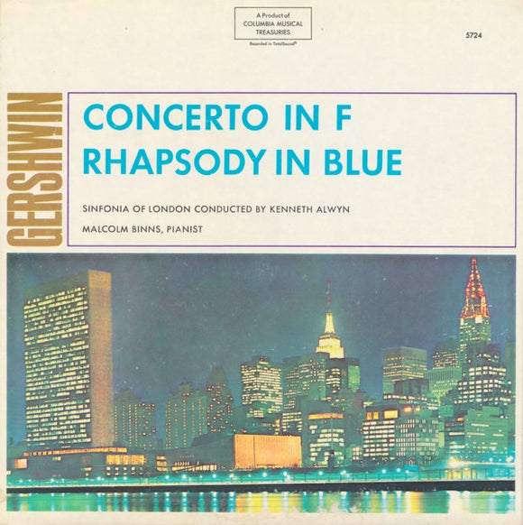 Gershwin - Sinfonia of London Conducted by Kenneth Alwyn - Concerto in F / Rhapsody in Blue